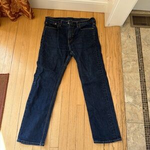 Levi's Dark Blue Straight Jeans